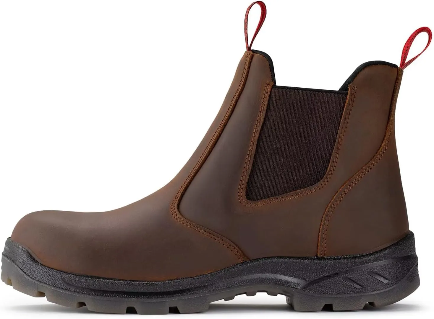 SUREWAY Men's Slip On Work Boots for Men,Upgraded Slip/Water Resistant,Static Dissipative,Fire Station Mechanic Work Boots/Shoes