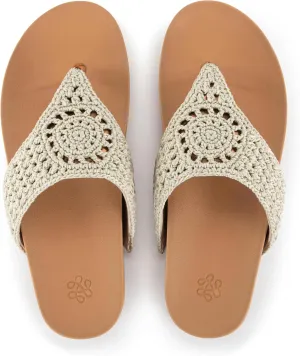 The Sak Everly Slide Sandal - Women's Flat Fashion Slides with Soft Cushion Sole - Beach Slip On Sandals For Everyday
