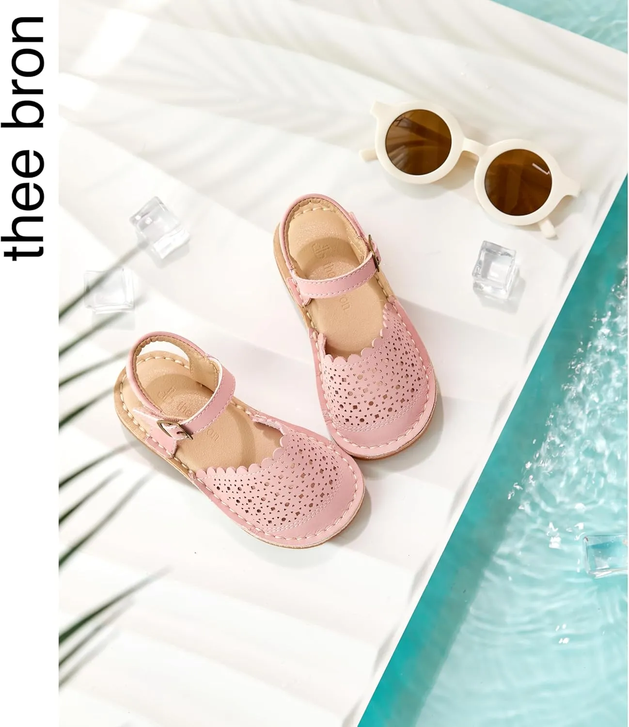 THEE BRON Girls Sandals Toddler Summer Dress Shoes