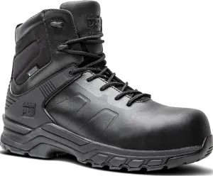 Timberland PRO Men's Hypercharge 6 Inch Composite Safety Toe Puncture Resistant Side-Zip Waterproof Tactical Duty Uniform Work