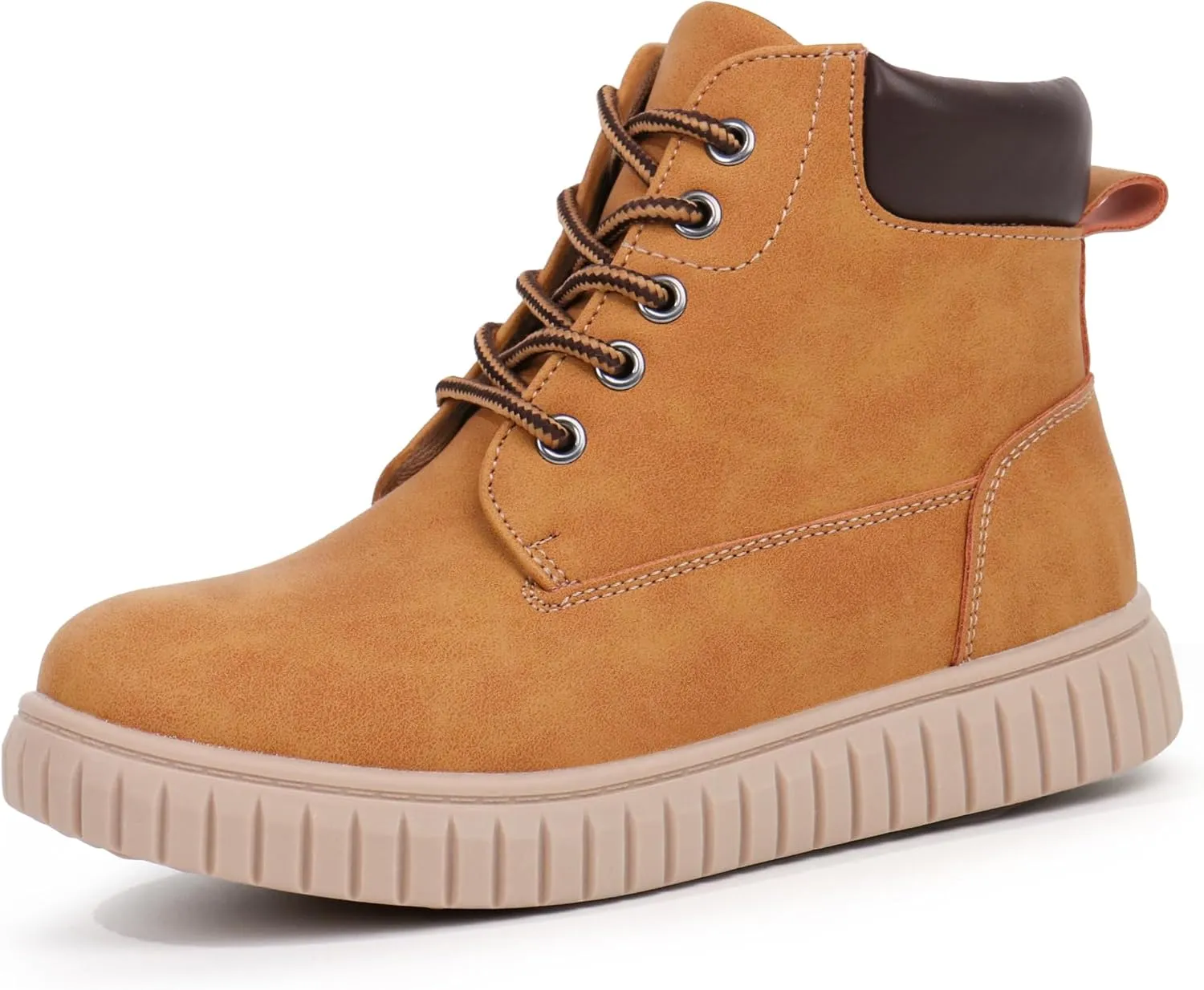 Tobfis Kids Zipper Ankle Boots Kids Sneaker with Boot-Like High Top Design for Boys & Girls(Toddler/Little Kid/Big Kid)