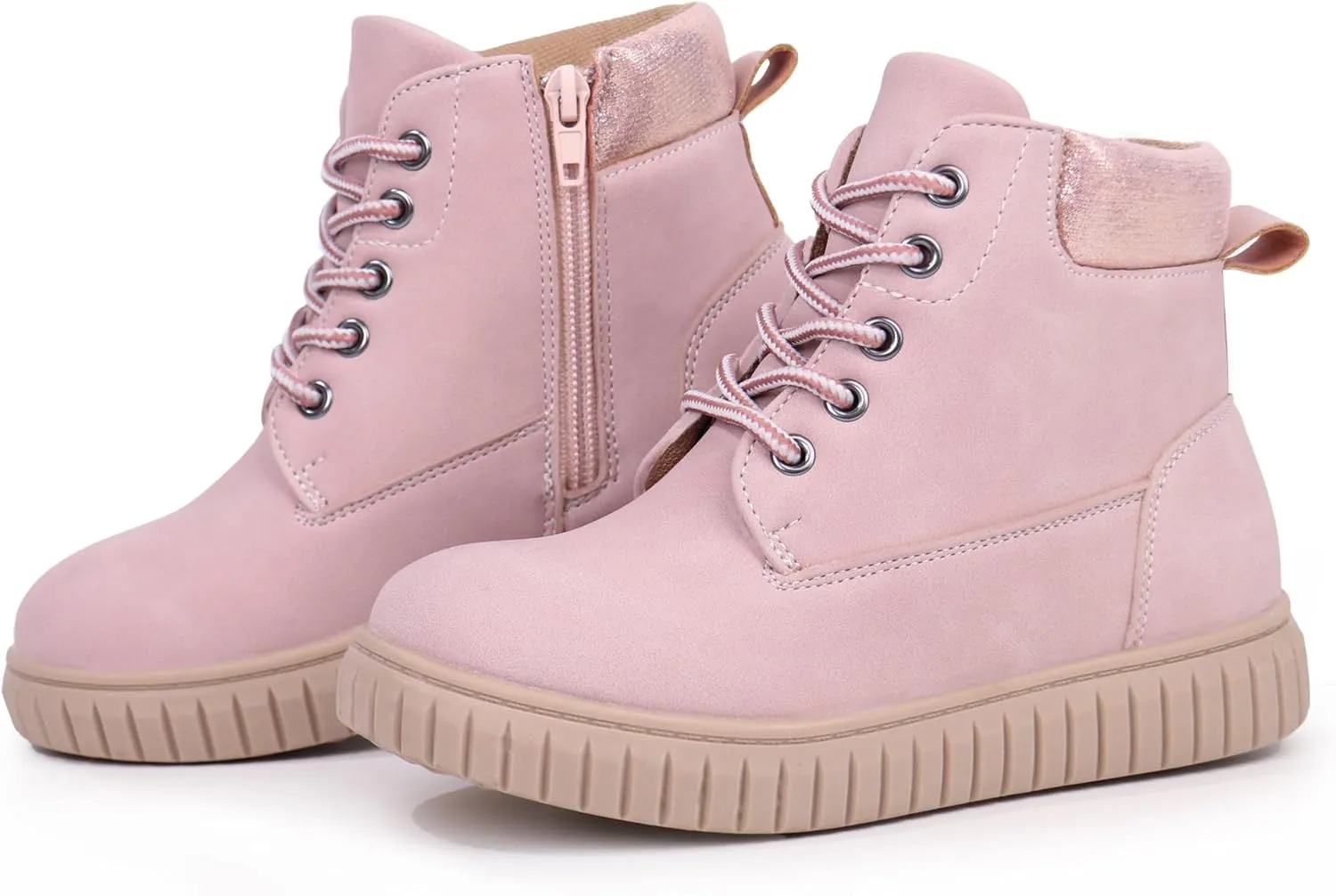 Tobfis Kids Zipper Ankle Boots Kids Sneaker with Boot-Like High Top Design for Boys & Girls(Toddler/Little Kid/Big Kid)