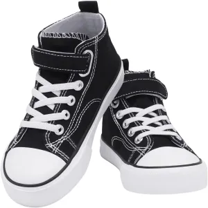 Toddler Canvas Shoes Girls High Top Sneakers Little Big Kids Boys Walking Cushioned Shoes Toddler 8-Big Kid 3