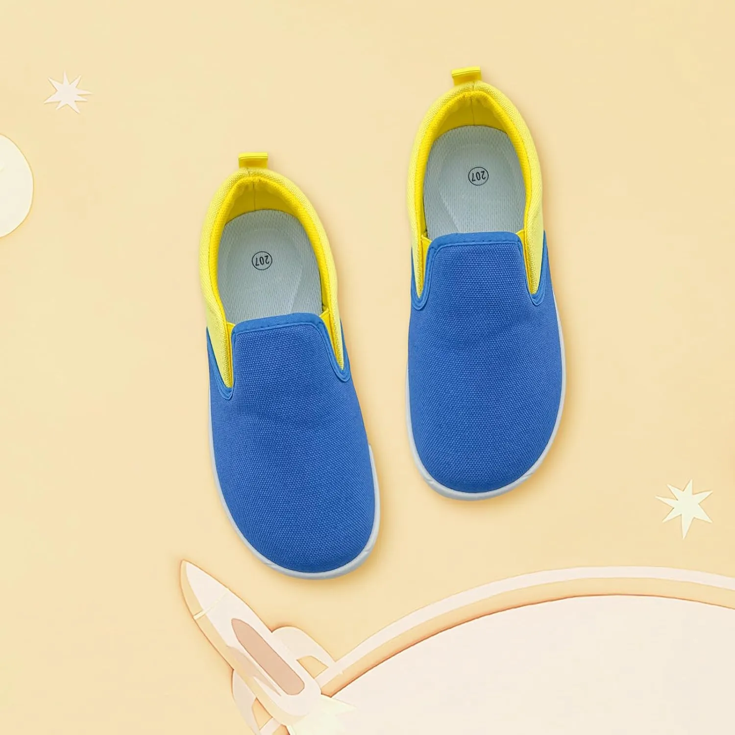 Toddler Kids Wide Barefoot Shoes Girls Boys Slip On Canvas Sneakers Comfortable Skin Friendly Walking Kids Shoes