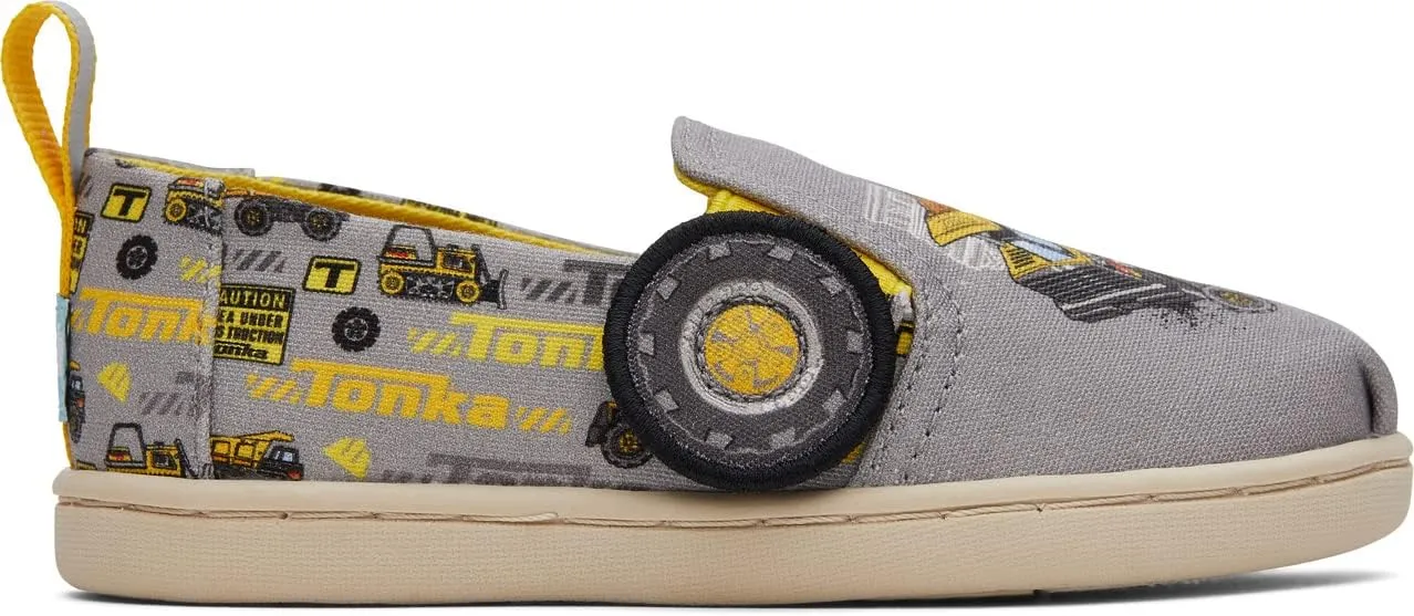 TOMS Toddler Girls Alpargata Slip On Sneakers Shoes
