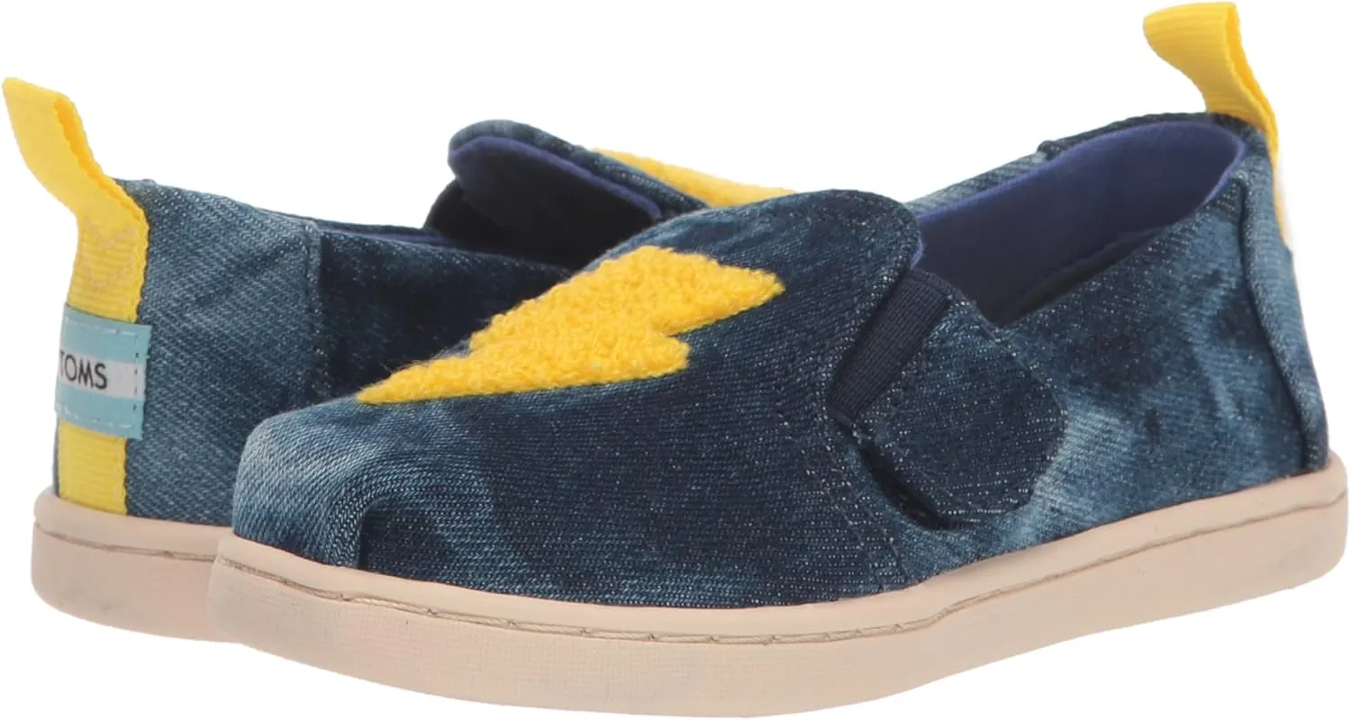TOMS Toddler Girls Alpargata Slip On Sneakers Shoes