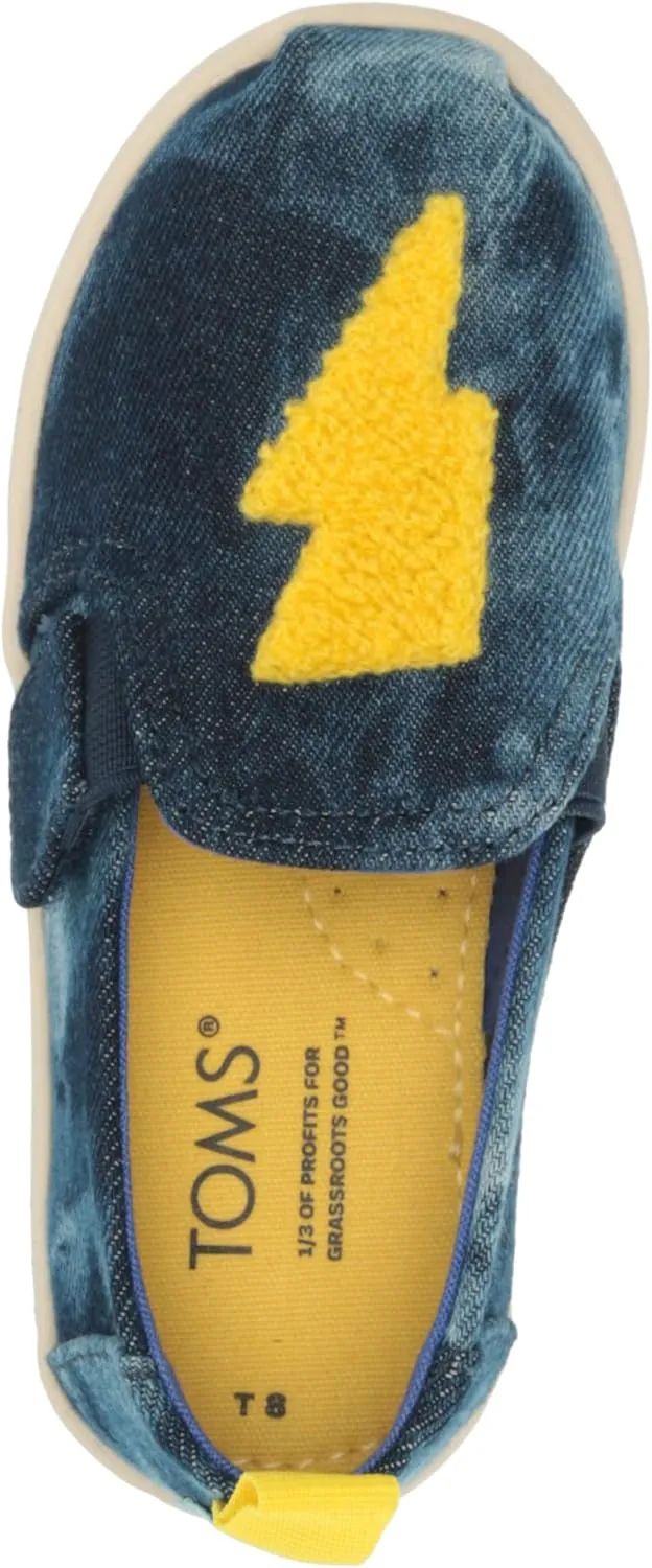 TOMS Toddler Girls Alpargata Slip On Sneakers Shoes