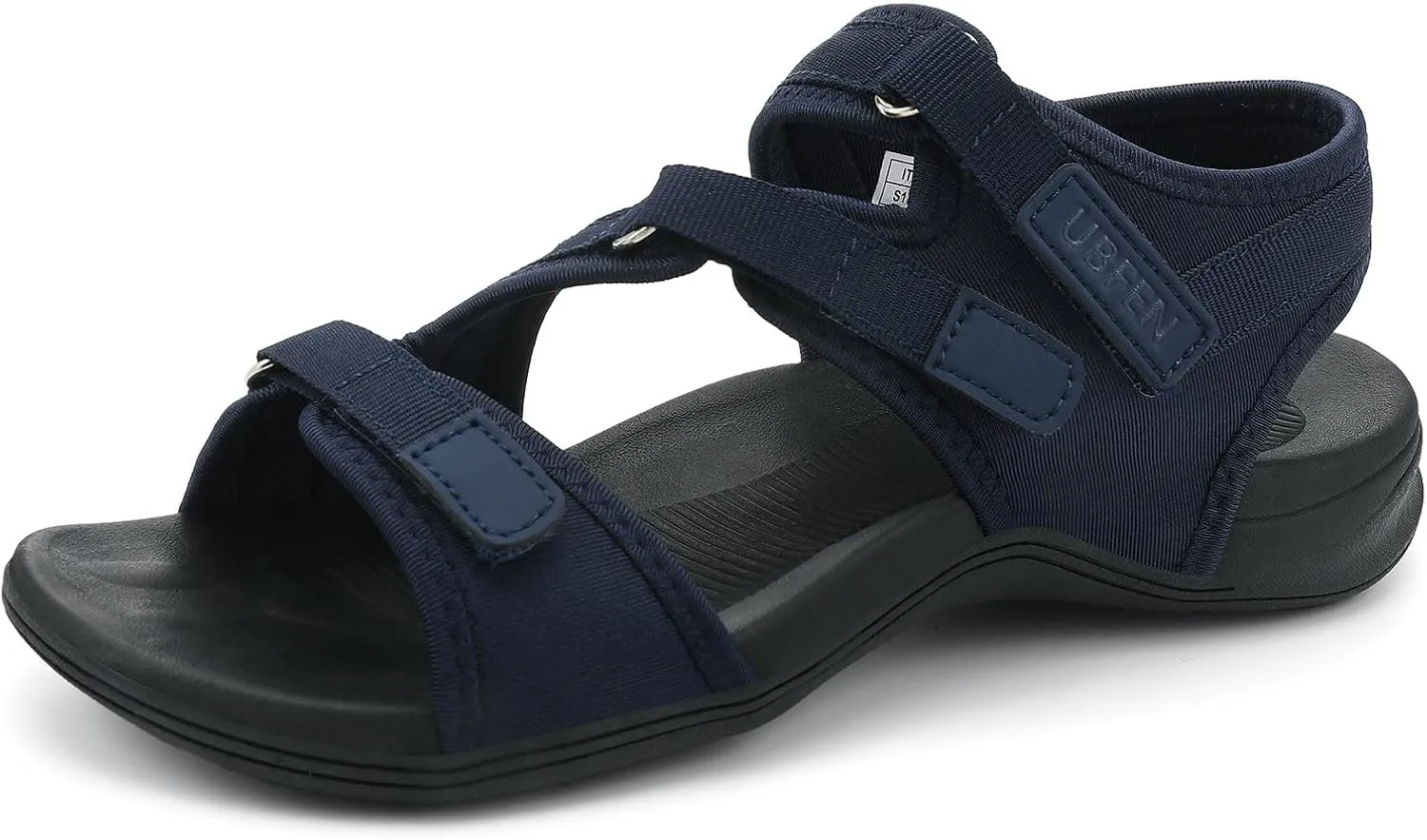 UBFEN Womens Hiking Comfortable Sport Walking Sandals Outdoor Athletic Water Sandals with Three Adjustable Straps