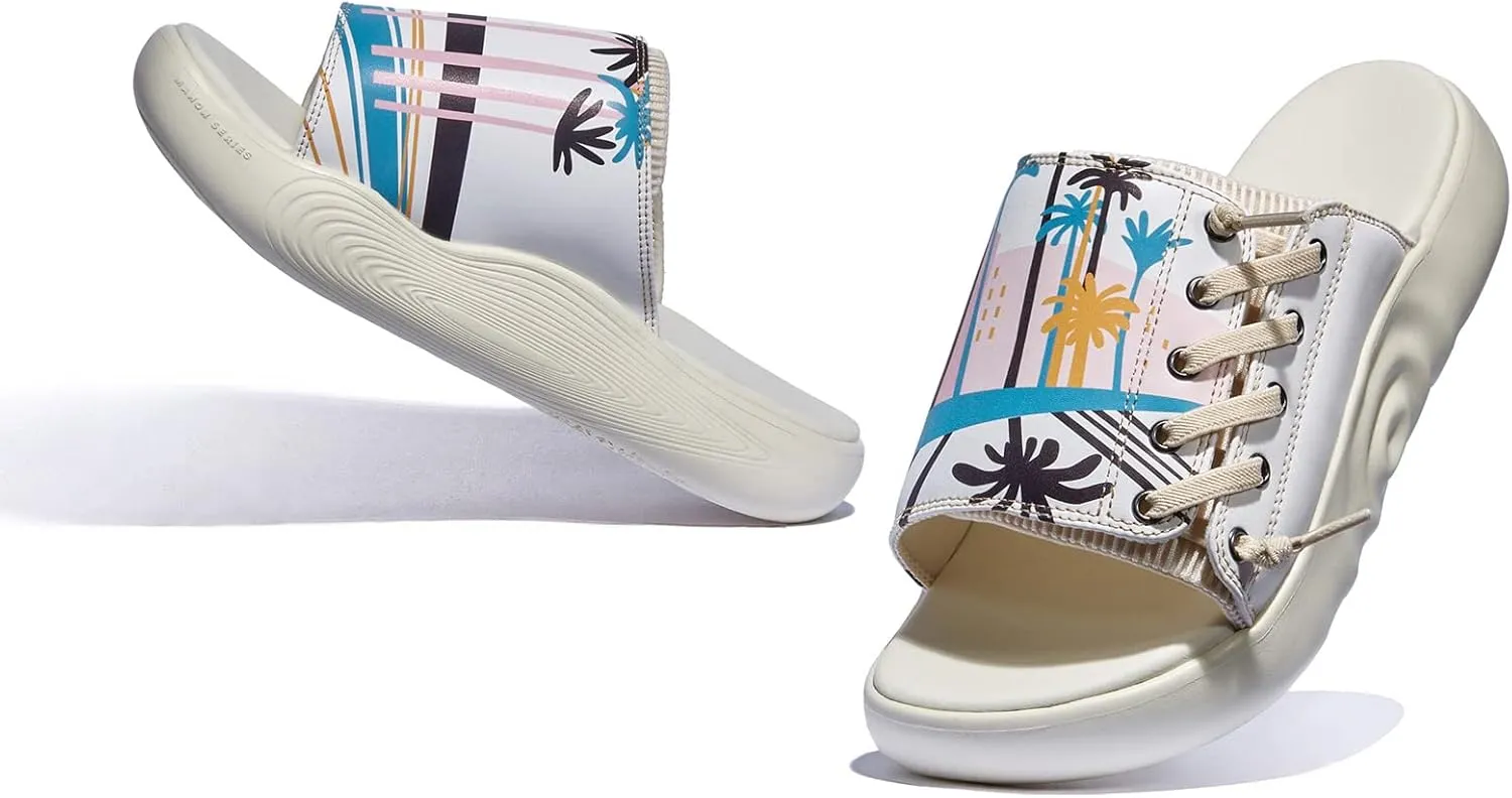UIN Women's Summer Chunky Platform Slide Wedges Sandal Comfortable Art Travel Shoes Sitges Ⅲ
