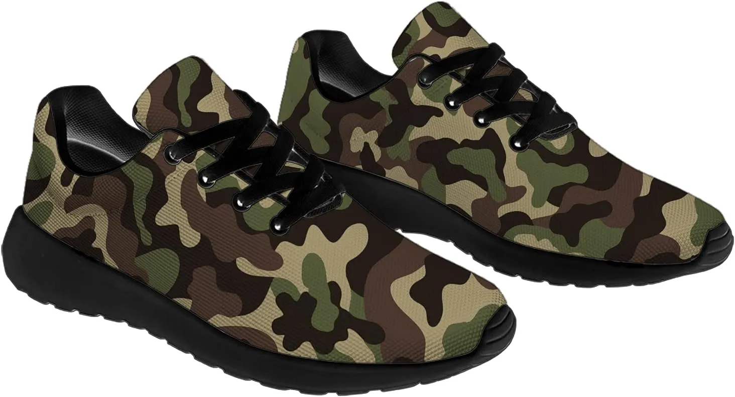 Unisex Camouflage Sneakers for Women & Men, Breathable & Lightweight, All Occasions