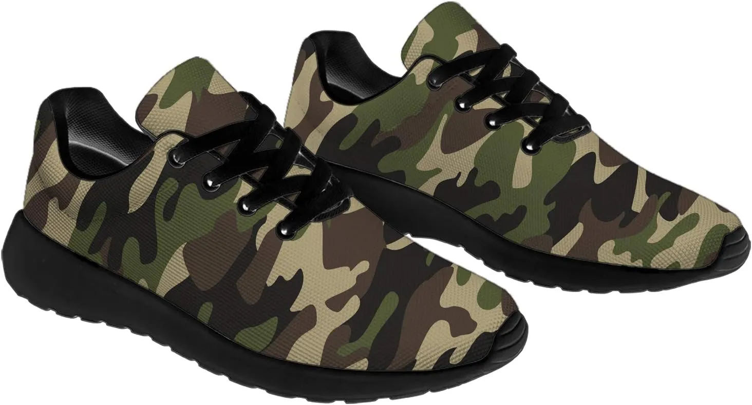 Unisex Camouflage Sneakers for Women & Men, Breathable & Lightweight, All Occasions