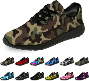 Unisex Camouflage Sneakers for Women & Men, Breathable & Lightweight, All Occasions