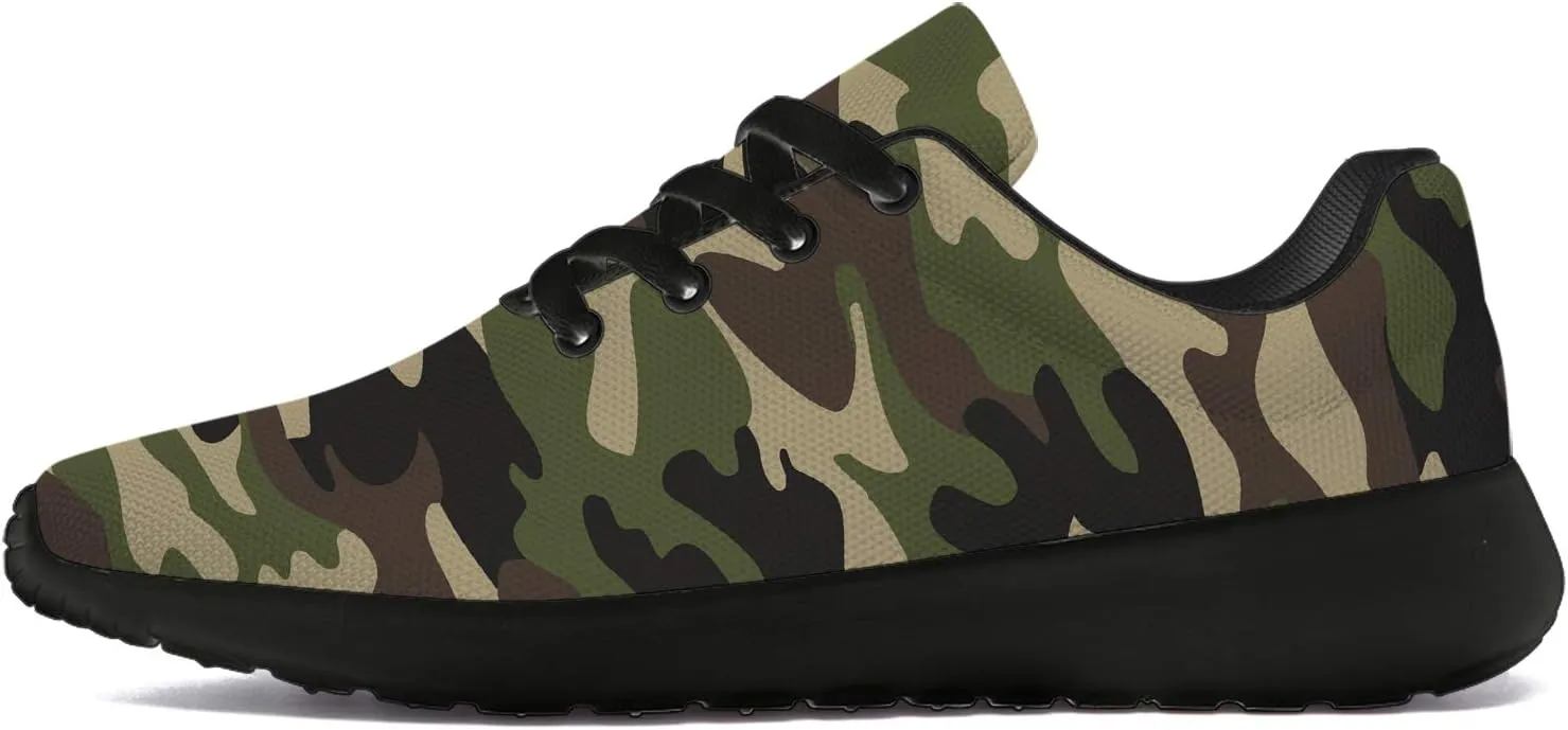 Unisex Camouflage Sneakers for Women & Men, Breathable & Lightweight, All Occasions