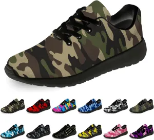 Unisex Camouflage Sneakers for Women & Men, Breathable & Lightweight, All Occasions
