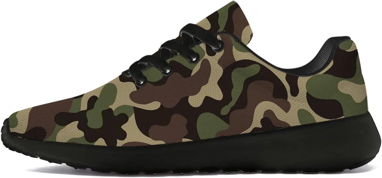 Unisex Camouflage Sneakers for Women & Men, Breathable & Lightweight, All Occasions