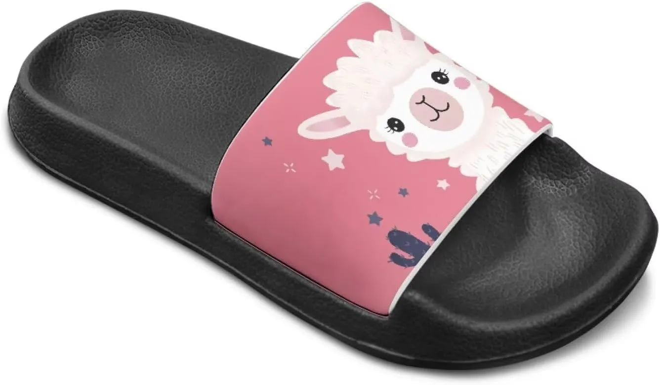 Unisex-Child Bathroom Shower Sandals Open Toe Soft Sole Sandals Summer Non-slip Beach Pool Shoes Outdoor Sandals