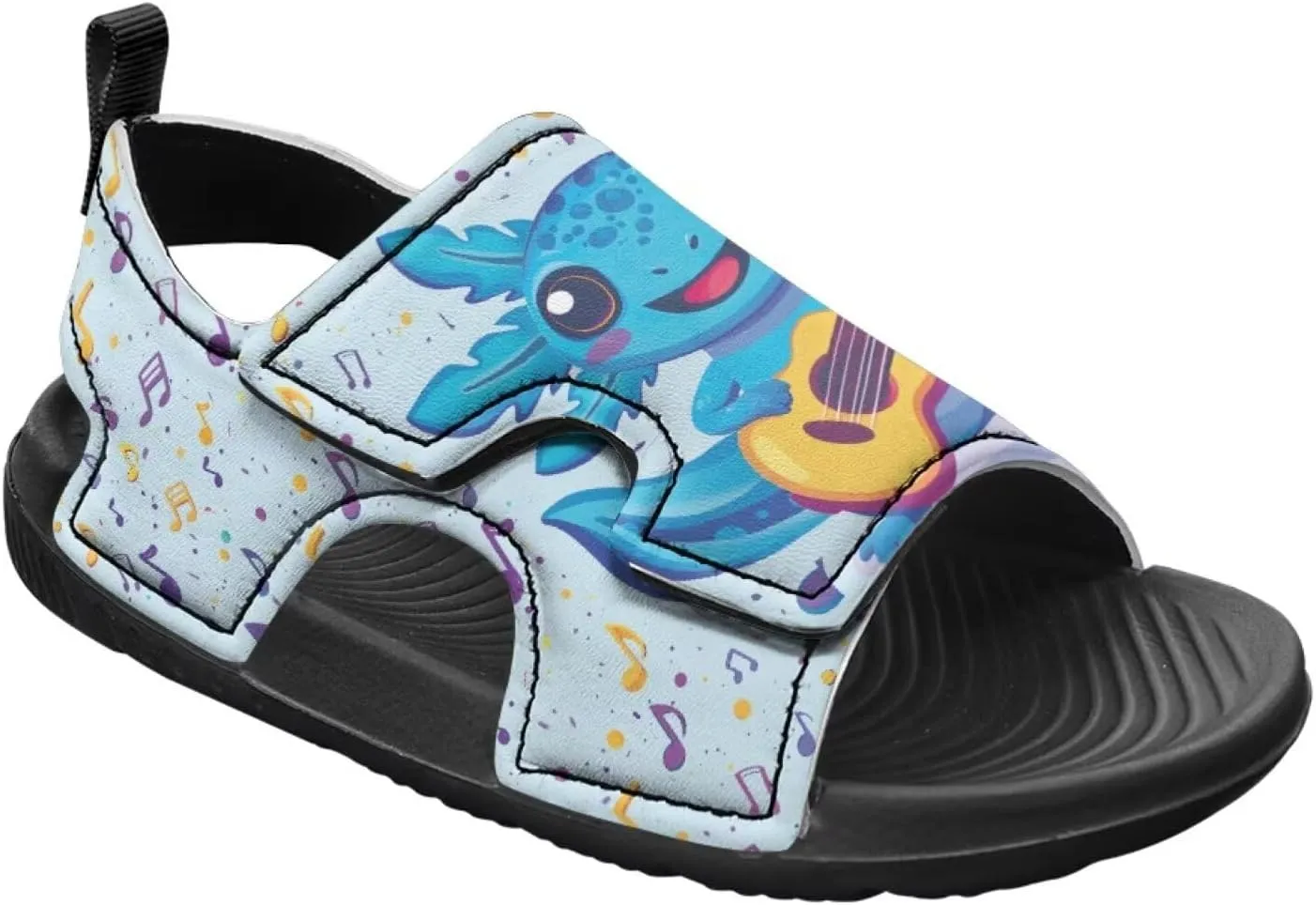 Unisex Child Sandals Open Toe Cute Summer Water Hiking Shoes for Boys Girls Sloth Sunflower Outdoor Sport Athletic Beach Sandals Adjustable Strap
