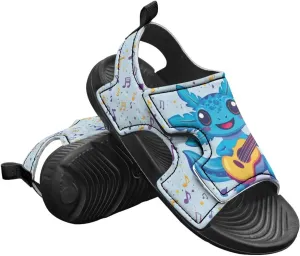 Unisex Child Sandals Open Toe Cute Summer Water Hiking Shoes for Boys Girls Sloth Sunflower Outdoor Sport Athletic Beach Sandals Adjustable Strap