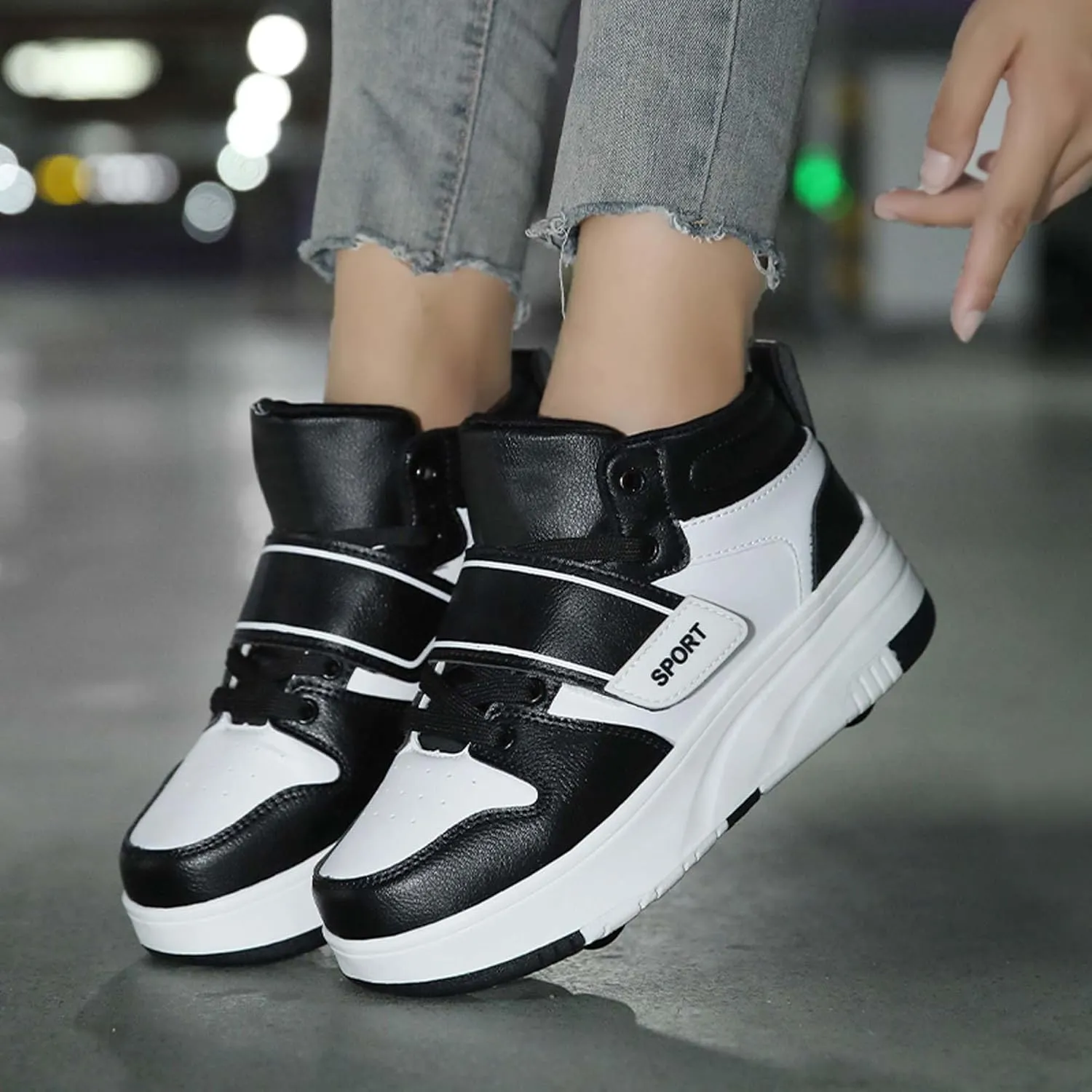 Unisex Children's Casual Sneakers Boys Girls School Uniform Shoes Lightweight Comfortable Outdoor Walking Athletic Running Kids Shoes