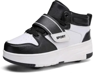 Unisex Children's Casual Sneakers Boys Girls School Uniform Shoes Lightweight Comfortable Outdoor Walking Athletic Running Kids Shoes