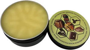 Unscented Beeswax, Salve for Leather articles, Polishing, Renews Nourishes, Anti-drying, Anti Cracking, Protects for Leather Goods, also Perfect for Artificial Articles. (3, Ounces)