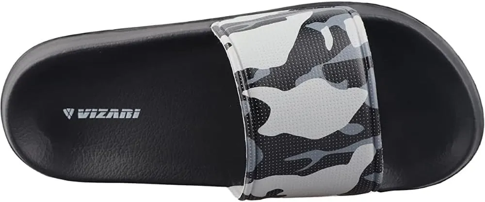 Vizari Men's Slide Sandals - Comfortable, Lightweight, and Durable for Post-Game Recovery & Everyday Wear