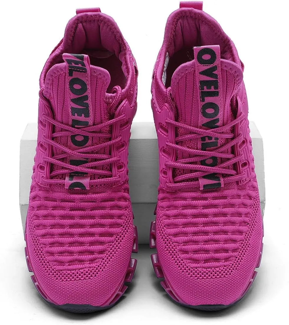Vooncosir Women's Running Shoes Comfortable Fashion Non Slip Blade Sneakers Work Tennis Walking Sport Athletic Shoes