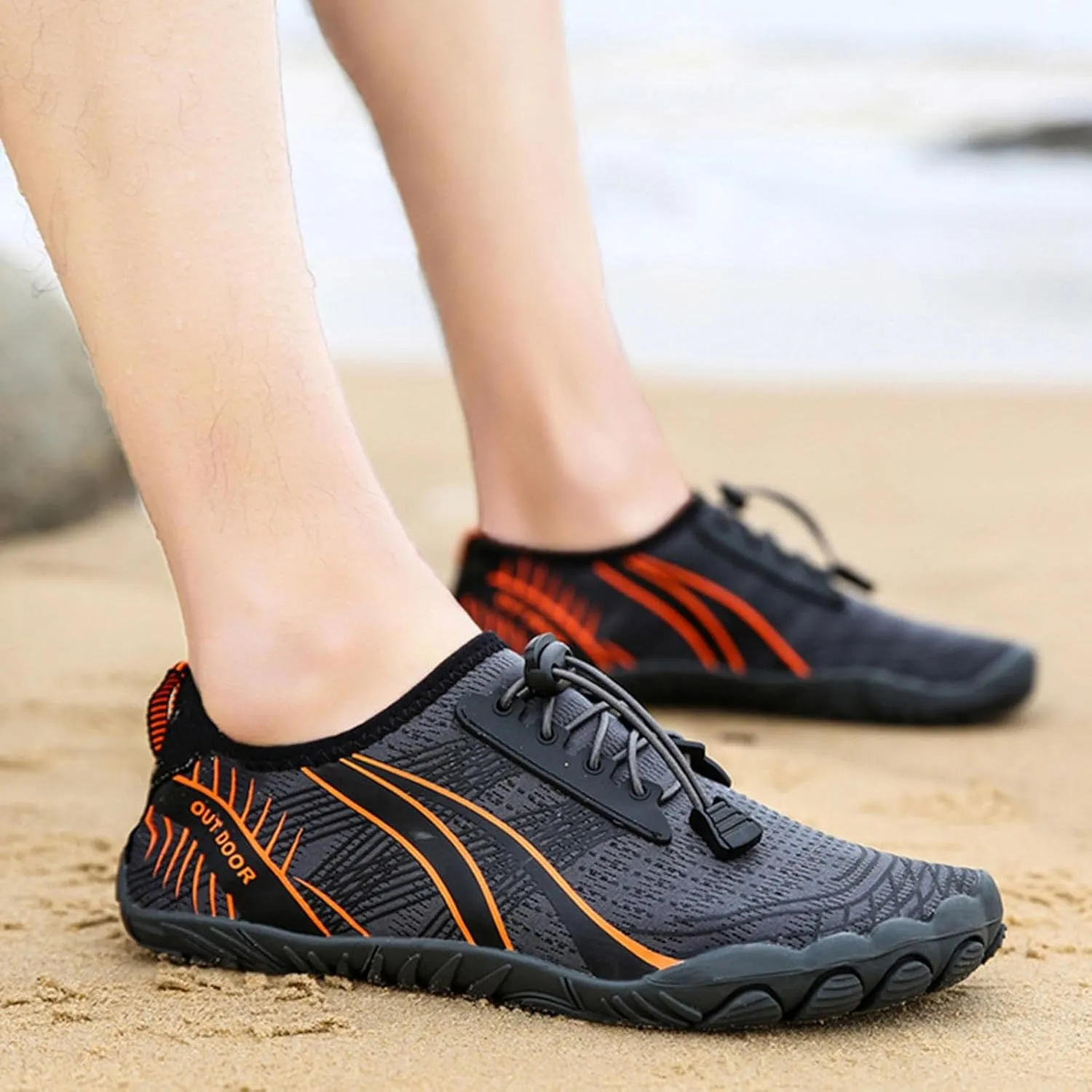 Water Shoes for Women Men Quick Dry Aqua Barefoot Beach Swim Pool Surf Hiking Yoga Lightweight Non Slip Breathable Wide Toe Outdoor Sports