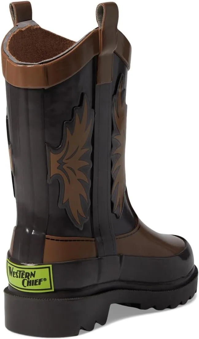 Western Chief Unisex-Child Western Cowboy Rain Boots (Toddler/Little Big Kid)