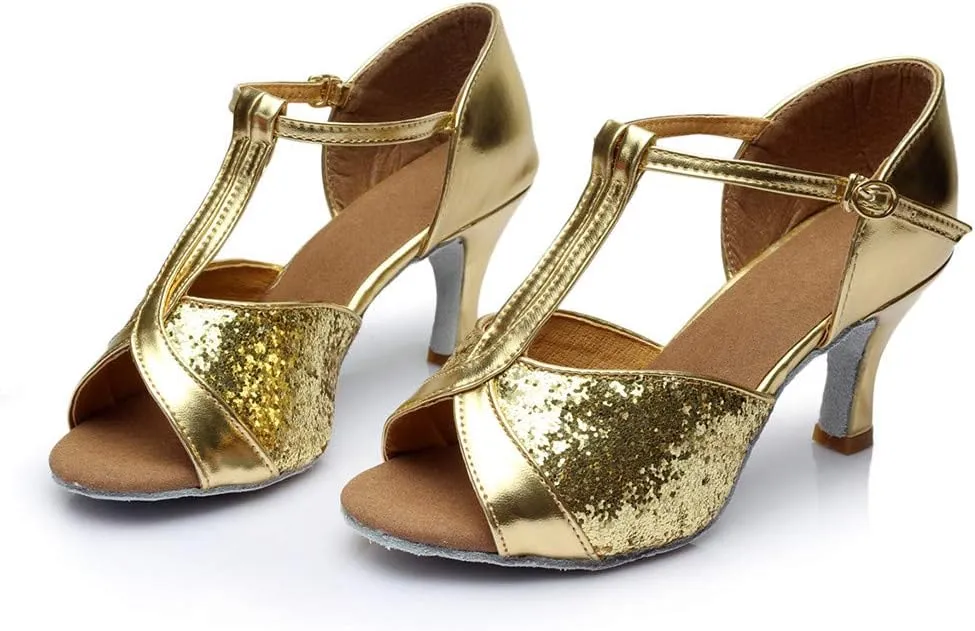 Women Open Toe Heeled Sandals Chunky Block Heel Strappy Ankle Strap Comfortable Shoes