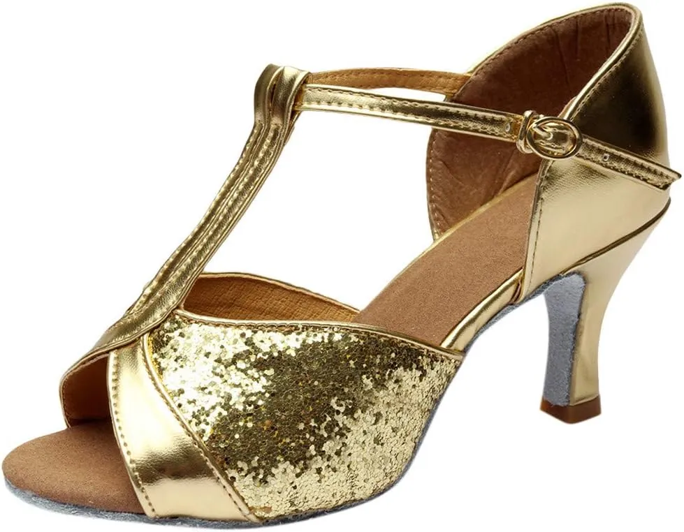 Women Open Toe Heeled Sandals Chunky Block Heel Strappy Ankle Strap Comfortable Shoes
