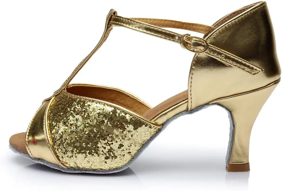 Women Open Toe Heeled Sandals Chunky Block Heel Strappy Ankle Strap Comfortable Shoes
