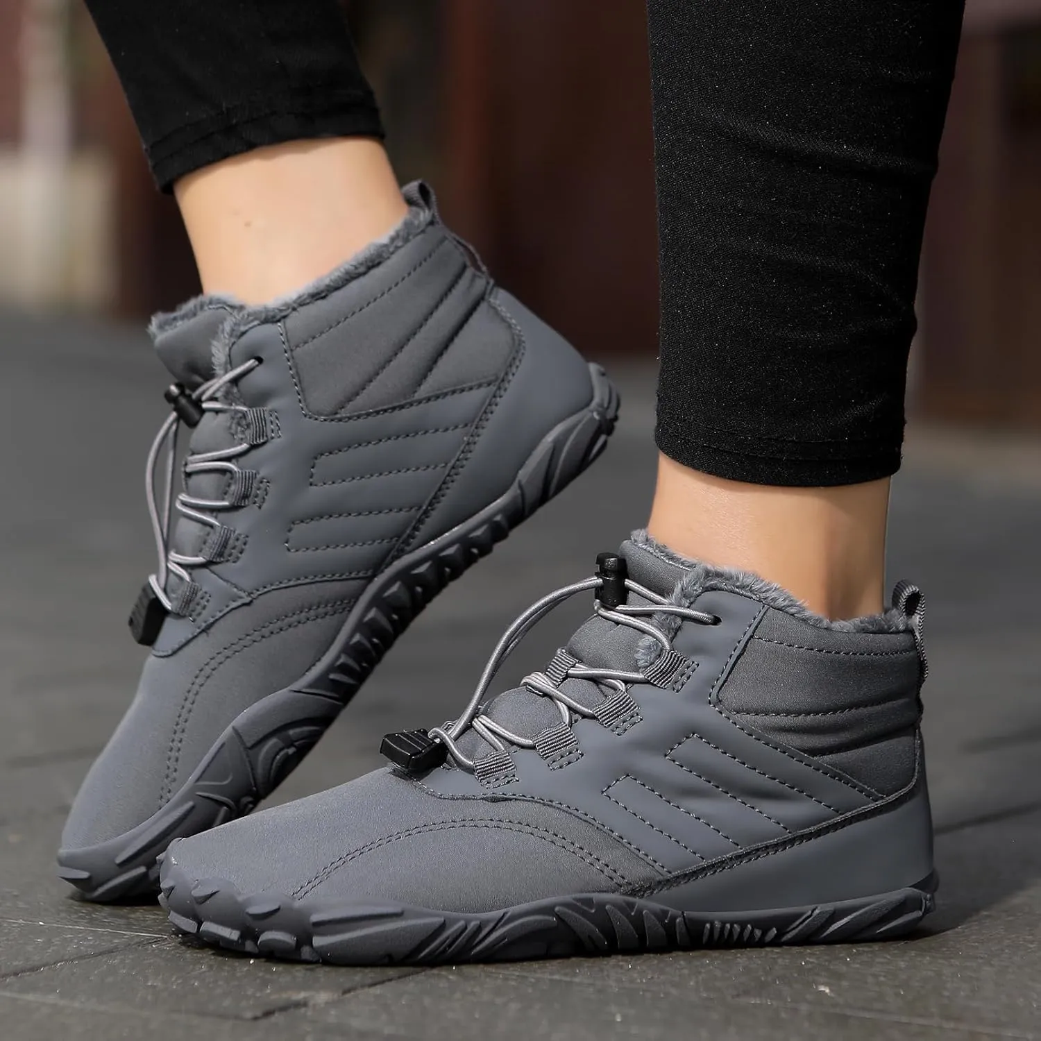 Women Winter Barefoot Shoes Mens Snow Minimalist Zero Drop Boots Wide Toe Box Toes Sneakers Workout Footwear Shoes Boots Unisex