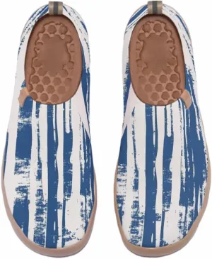 Women's Art Travel Shoes Slip-on Loafers Comfortable, Light and Fashionable Knitted Sneakers
