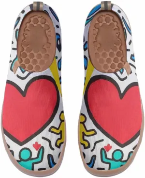 Women's Art Travel Shoes Slip-on Loafers Comfortable, Light and Fashionable Sneakers