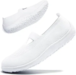 Women's Barefoot Shoes Slip on Zero Drop Workout Shoes Minimalist Walking Sneakers Lightweight Comfortable Footwear Athletic Sports Gym