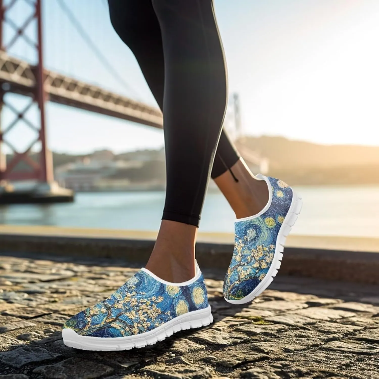 Womens Casual Dress Shoes Comfortable Slip On Sneakers for Women