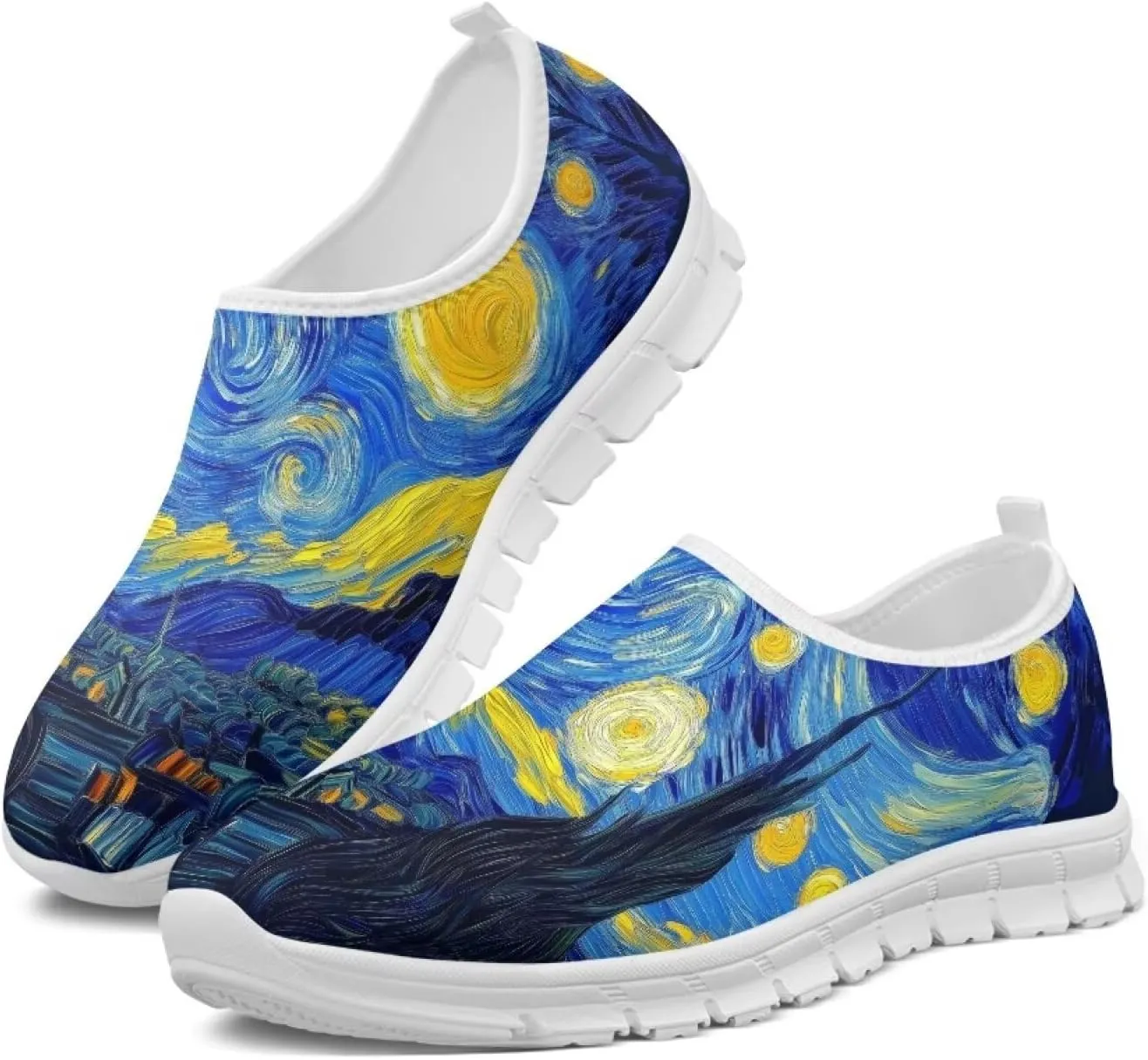 Womens Casual Dress Shoes Comfortable Slip On Sneakers for Women