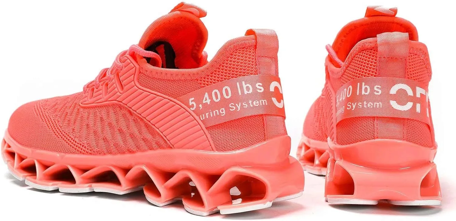 Women's Fashion Sneakers Running Shoes Non Slip Tennis Athletic Walking Blade Gym Sports Shoes