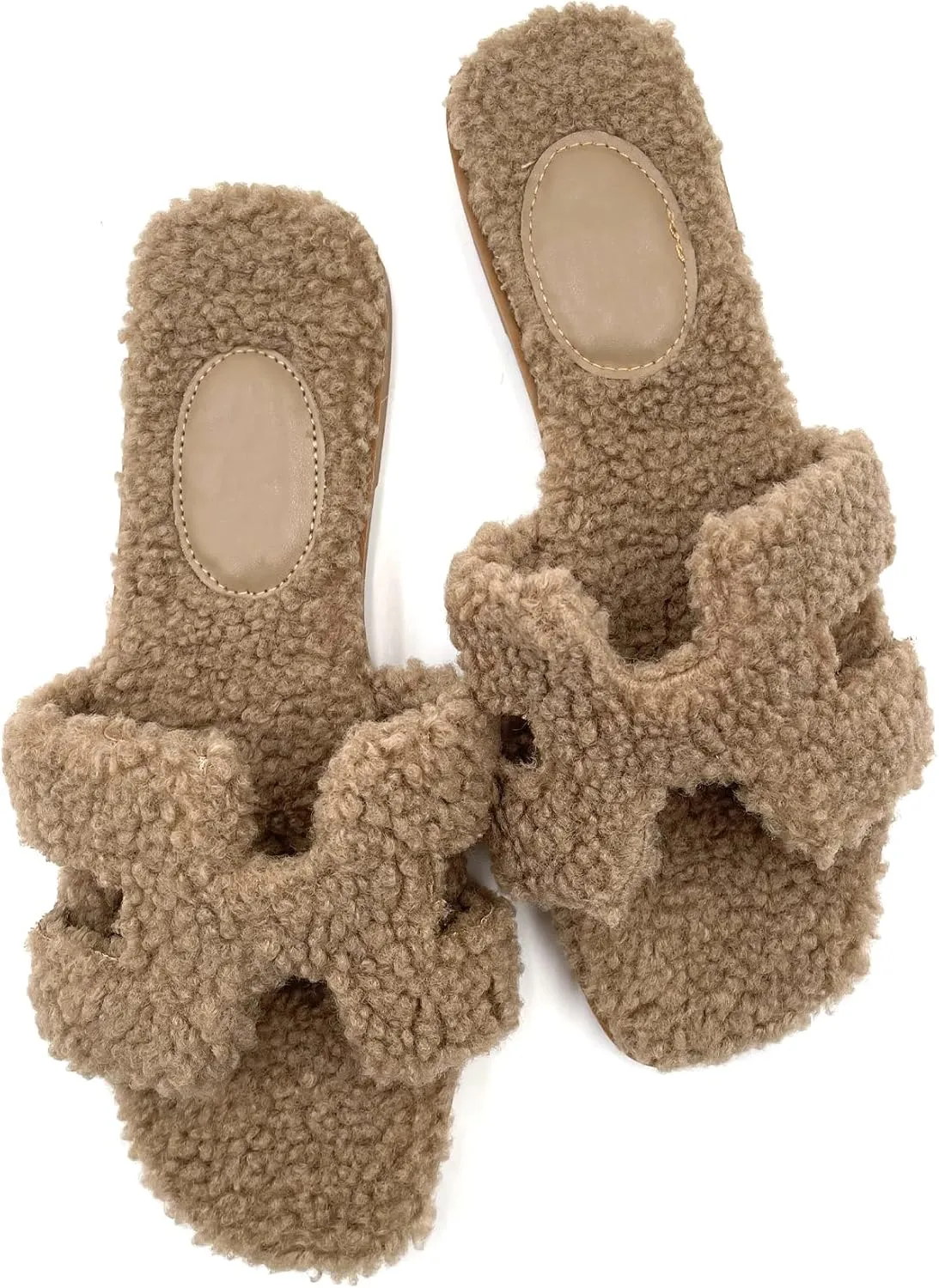Women's Furry Slippers: Versatile Indoor/Outdoor Slippers with Plush Cotton Upper and Soft Sole - Perfect for Parties, Gatherings, Casual Wear, Vacations, and Beach Days