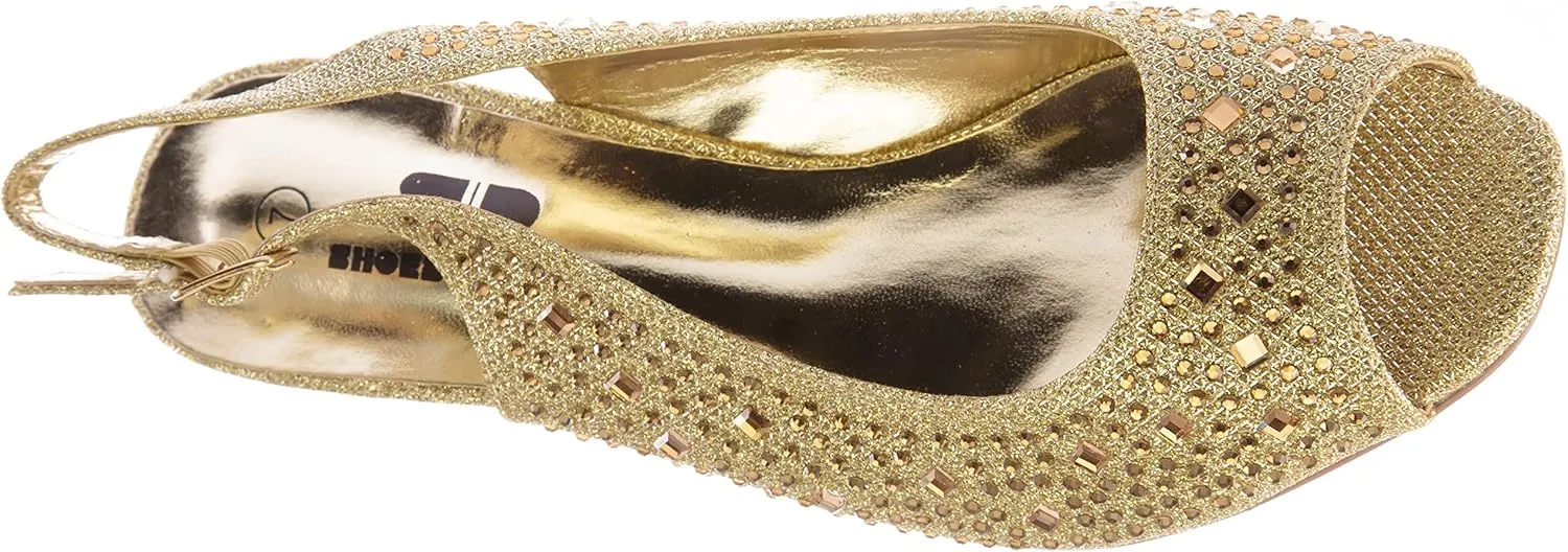 women's Heel Sandals Rhinestone Dress-Shoes lime01