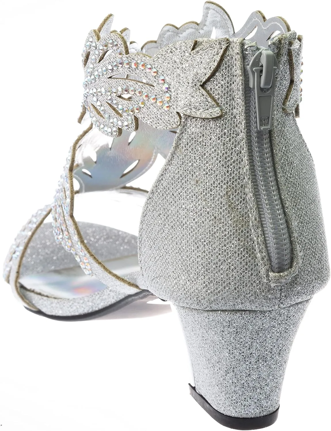 womens Heel Sandasl Sparkling Rhinestone Dress-Shoes lime03