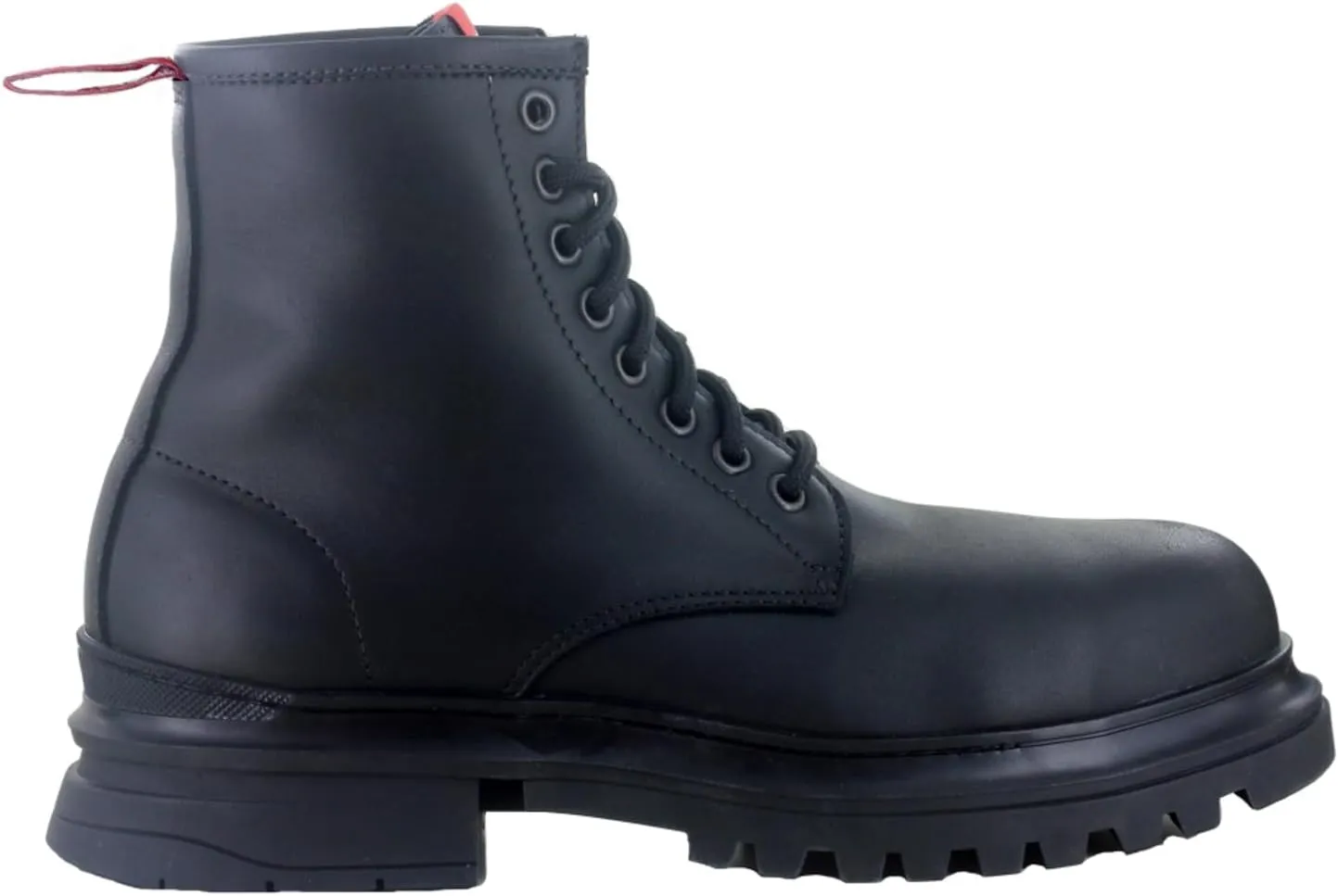 Womens Hybrid EH PR Black Leather Athletic Work Boots