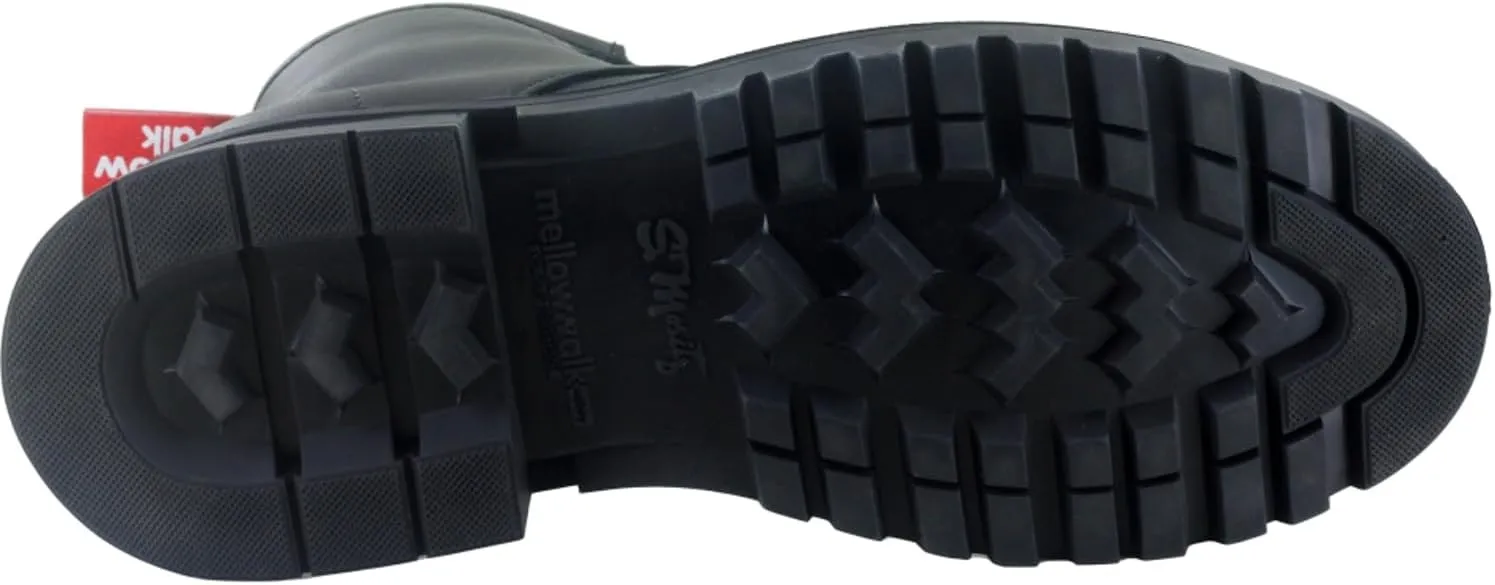 Womens Hybrid EH PR Black Leather Athletic Work Boots