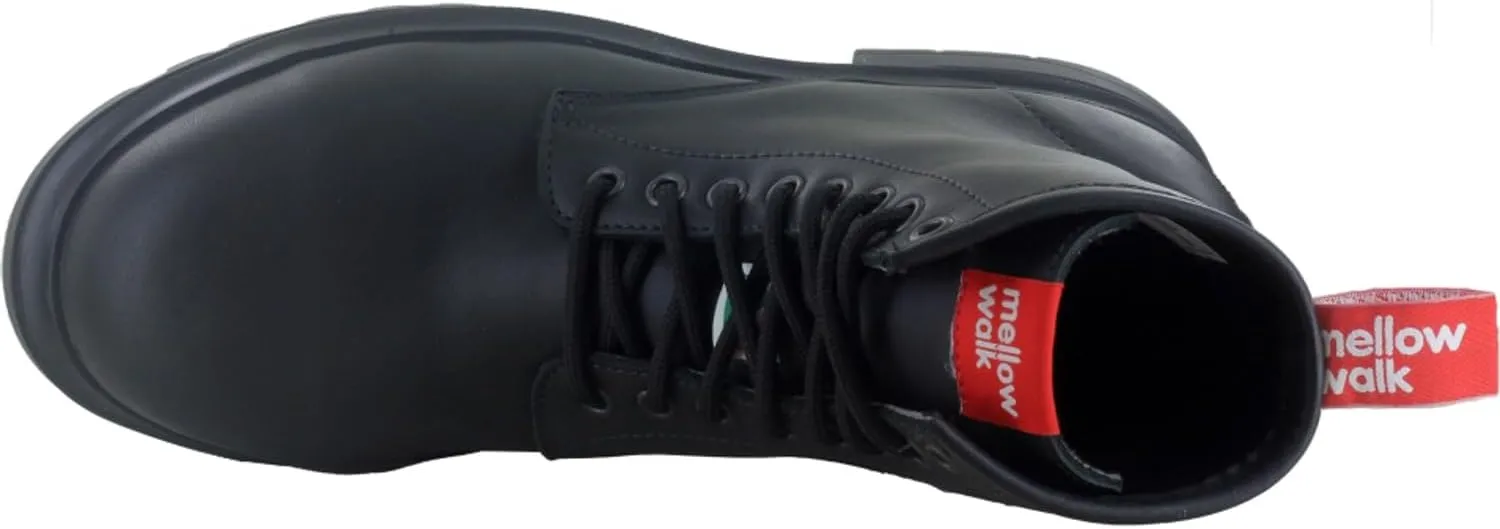 Womens Hybrid EH PR Black Leather Athletic Work Boots