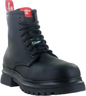 Womens Hybrid EH PR Black Leather Athletic Work Boots