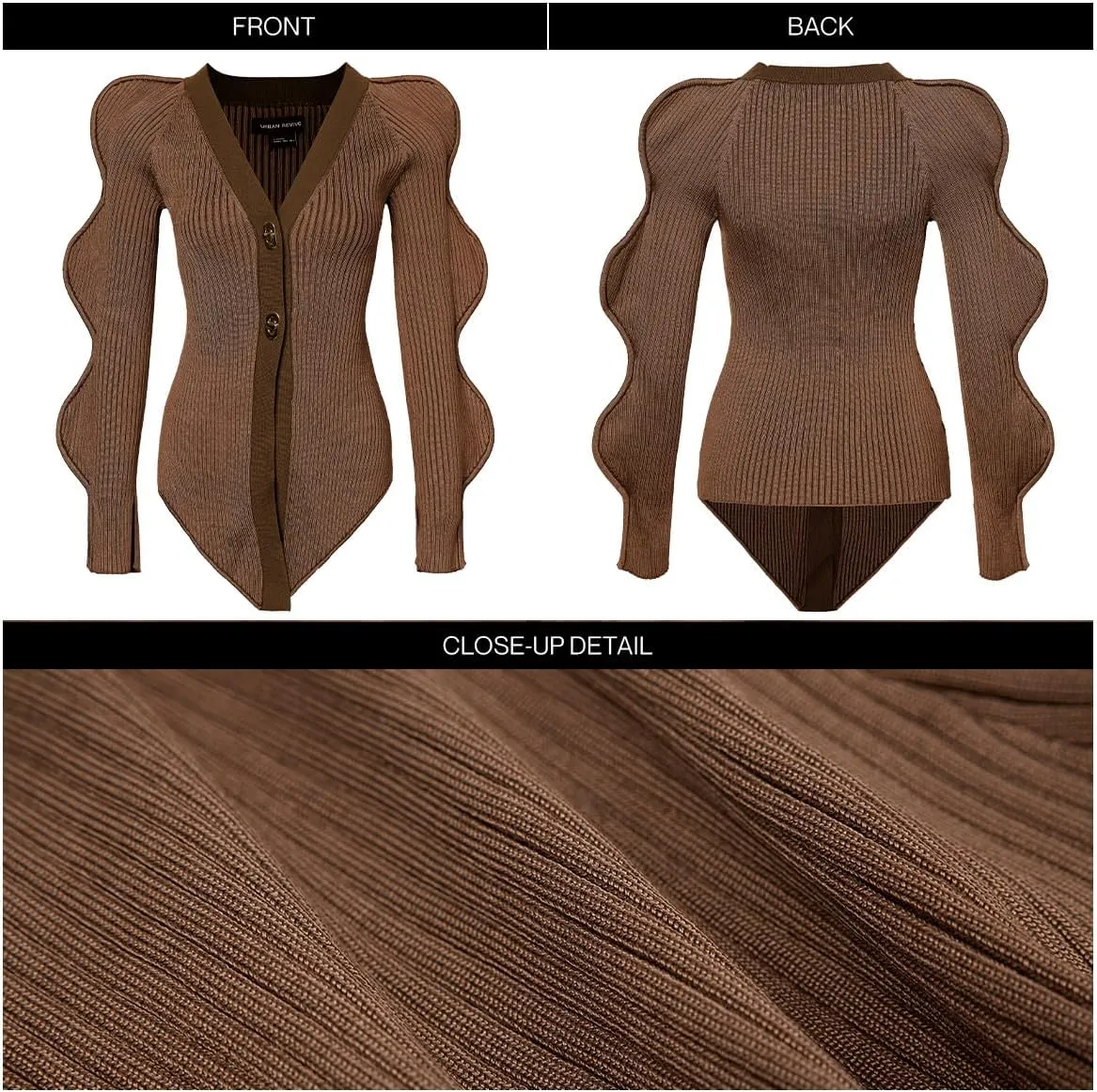 Women's Knit Cardigan Sweaters Long Sleeve Button Down Open Front Casual Outwear Trendy 2025
