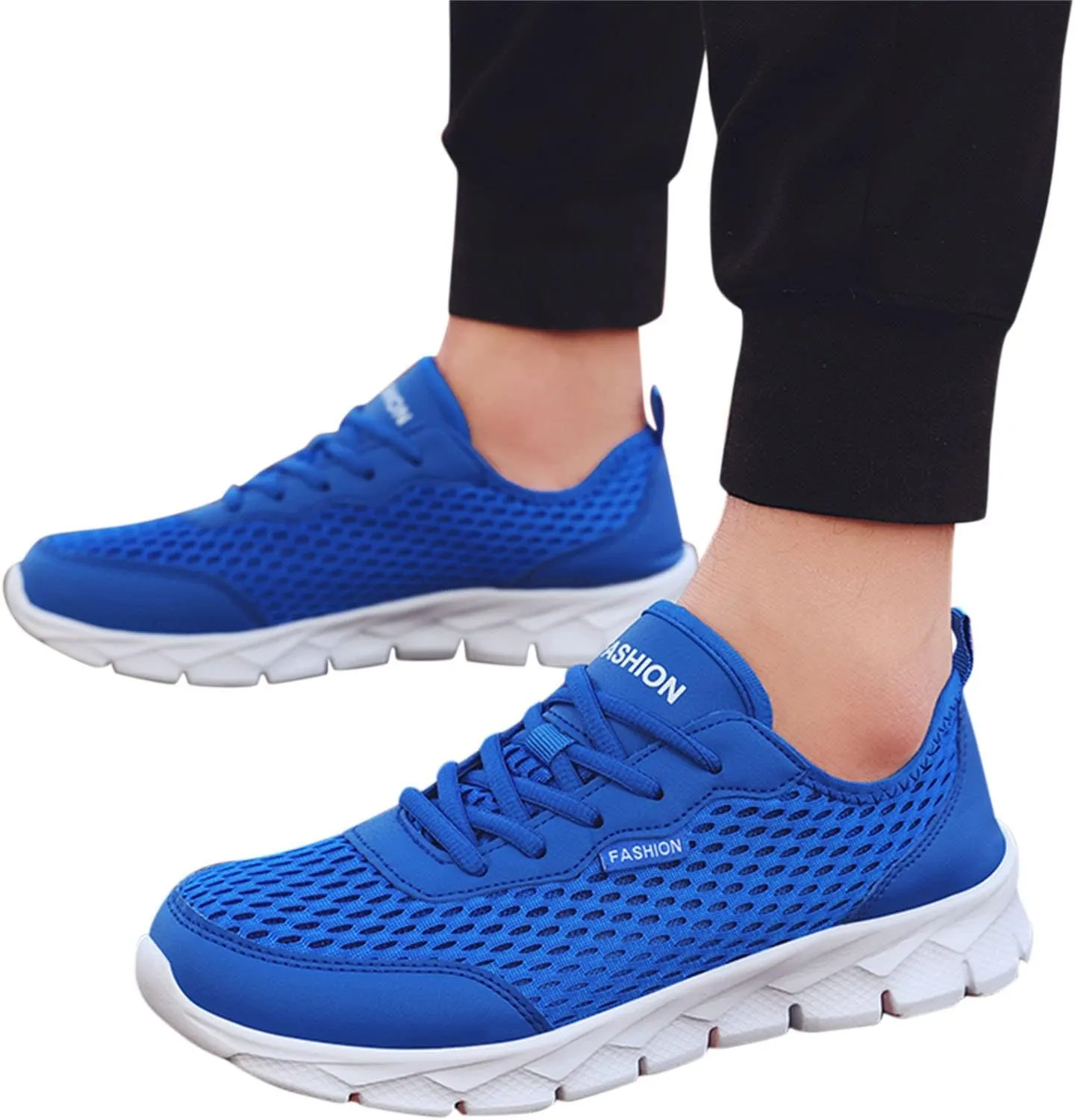 Women's Lace Up Walking Shoes Running Comfortable Tennis Womens Tennis Shoes Mesh Men Shoes Casual White Platform Sneakers Waterproof Tennis Shoe Cross Trainer Shoe