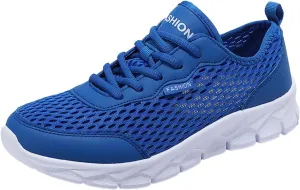 Women's Lace Up Walking Shoes Running Comfortable Tennis Womens Tennis Shoes Mesh Men Shoes Casual White Platform Sneakers Waterproof Tennis Shoe Cross Trainer Shoe