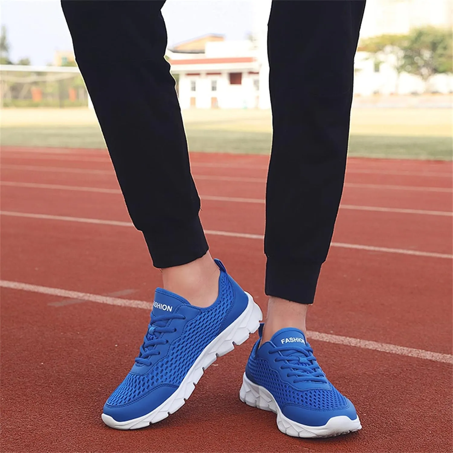 Women's Lace Up Walking Shoes Running Comfortable Tennis Womens Tennis Shoes Mesh Men Shoes Casual White Platform Sneakers Waterproof Tennis Shoe Cross Trainer Shoe